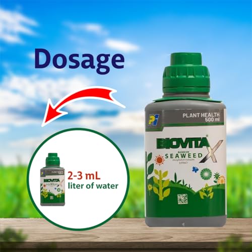 Image of Biovita X || Liquid Seaweed Concentrate Fertilizer For Utility In Gardens, Field Crops And Vegetables || 100ml