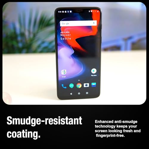Image of Supershieldz NeoGuard HD+ Tempered Glass Screen Protector Guard for OnePlus 6, 9H Hardness, Edge-to-Edge, Military Grade Protection, Easy Installation Kit