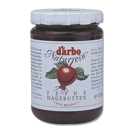 Confettura extra Frutto di Rosa Canina setacc. 450 gr. - Darbo