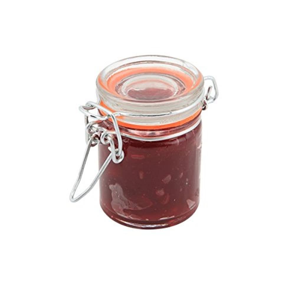 Genware NEV-TJ-XS Glass Terrine Jar, 50 mL, 6.3 cm x 4.5 cm
