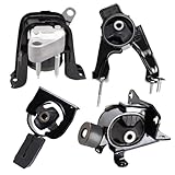Engine Motor and Trans Mounts Compatible with 2003-2008 Toyota Corolla 1.8L, Matrix 1.8L, 2003-2008 Pontiac Vibe 1.8L Auto Transmission Set of 4 Replaces# A4220 A4219 A4218 A4221