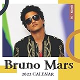 Bruno Mars 2022 Calendar: Fabulous Calendar 2022 for fans in 7x7 inch