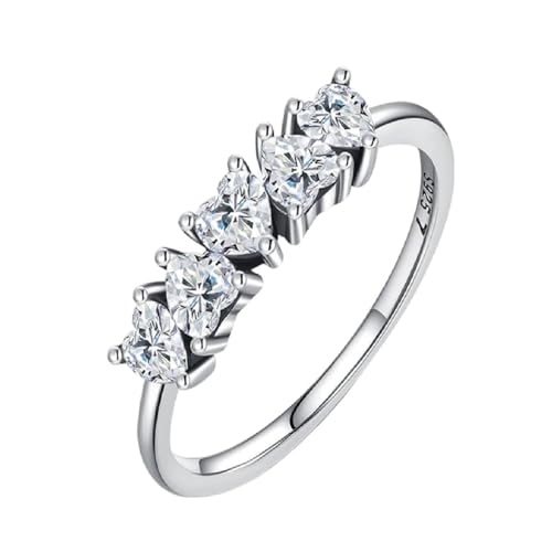 Coeur bagues pour femmes en argent le cadeau idéal pour elle