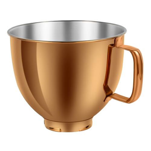 Tazón mezclador 5QT para KitchenAid 4.5-5QT, acero inoxidable miniatura 1