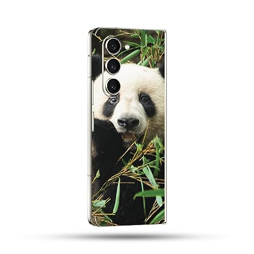 Image of MightySkins Skin Compatible with Samsung Galaxy Z Fold 5 Full Wrap - Chill Panda | Protective, Durable, and Unique Vinyl Decal wrap Cover | Easy to Apply, Remove, and Change Styles | Made in The USA