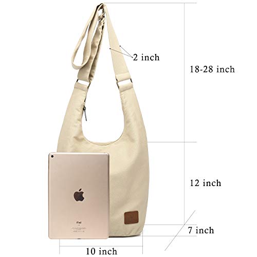 Coton Pose C1093 Hippie Crossbody Bag Large Size Top Zip Cotton Sling Bag Jacquard Cloth Handmade Bags thumb #3