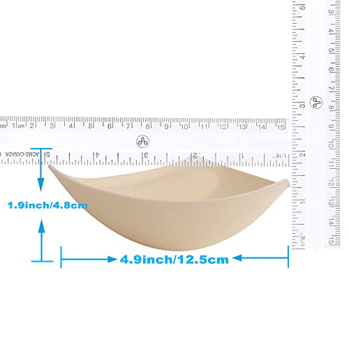 Hicdaw 6-8 Pairs Bra Pads Inserts Bra Cups Insert Sports Bra Pad Insert Sew in Bra Cups for Women2