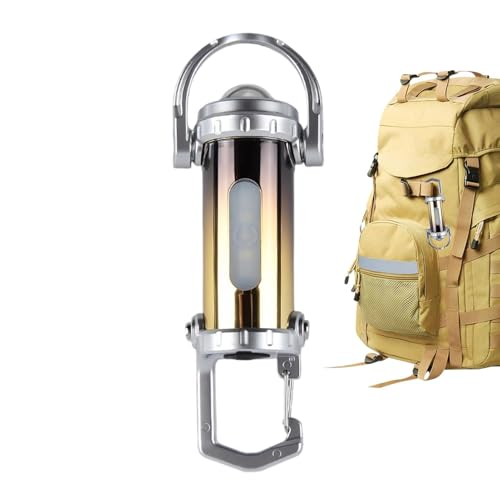 Zasdvn Linterna de Bolsillo,Lámpara Llavero Impermeable De 1200 Lúmenes - Linterna LED Recargable Con 5 Modos De Iluminación - Para Campamento Senderismo Al Aire Libre Caminata Excursiones Y Hogar