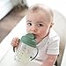 Dr. Brown's Milestones Baby's First Straw Cup, Training Cup with Weighted Straw, 9 oz/270 mL, BPA-free, 6m+, Olive Green, 1-Pack