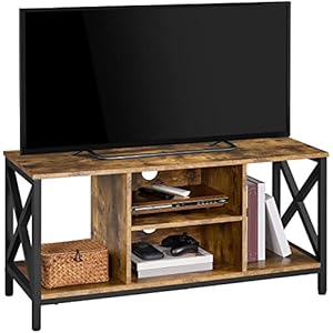 Yaheetech TV-Schrank mit 4 offenen Regalen