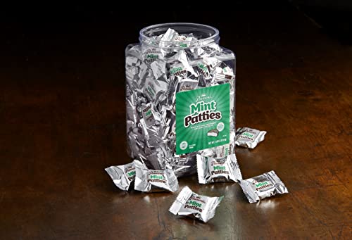 Pearson's Mint Patties | Made With Decadent Dark Chocolate And Real Peppermint | 64 Oz Jar | Individually Wrapped #TOP1