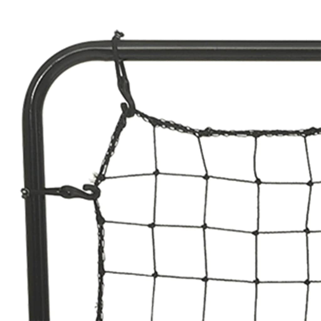 vidaXL Rebotador de Softball Red de Rebote Entrenamiento Cricket Béisbol Fútbol Voleibol Baloncesto Retroceso Softbol Acero 88x79x137 cm
