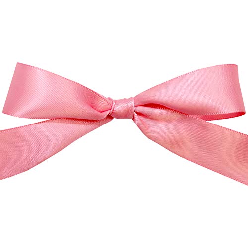 Image of Morex Ribbon 08822 /50-152 Double Face Satin Ribbon, 7 /8 inch x 50 Yd, Fantasy Rose
