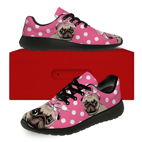 Women's Men's Pug Shoes Comfortable Lightweight Tennis Running Shoes Walking Sneakers Gifts for Men Women2