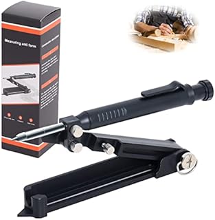 Gekufa Multi-function Scribing Tool- Scribe Tool, Scribing Tool with Deep Hole Construction Pencil DIY Carpenters Scribing Tool Contour Scribing Tools Woodworking Scribers