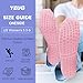 yeuG Grip Socks for Women Non Slip Pilates Socks for Pilates, Ballet, Barre, Barefoot, Hospital Anti Skid Ankle Yoga Socks