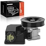 A-Premium Power Steering Pump, with Reservoir & Pulley, Compatible with Jeep WJ Series Grand Cherokee 2001-2004 4.7L & Dodge Ram 1500 2004-2006 8.3L, Viper 2003-2006 8.3L