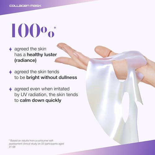 Image of ANUA Vita Collagen Mask, Hydrogel Face Mask for Cooling & Skin Firmness, Dullness Care with Vitamin C, Radiant Glass Skin Effect, KPop Demon Hunters, Korean Skincare (4ea)