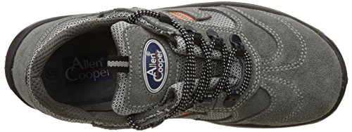 Allen Cooper AC-1459 Safety Shoe, Double Density DIP-PU Sole, Grey, Size 5