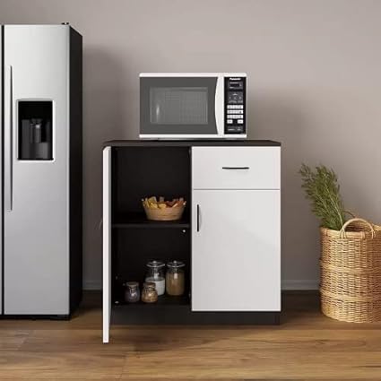 HOME FULL FURNITURE 1542 Remo 2Door Kitchen Cabinet