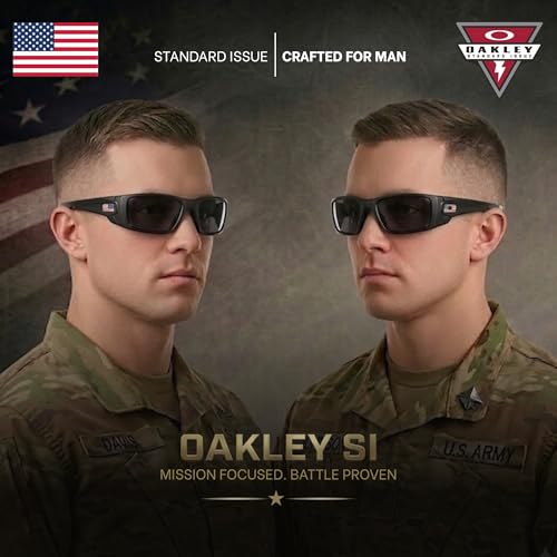 Image of Oakley Standard Issue SI FUEL CELL USA FLAG Collection Military Grade Sunglasses With Official Eyewear Kit