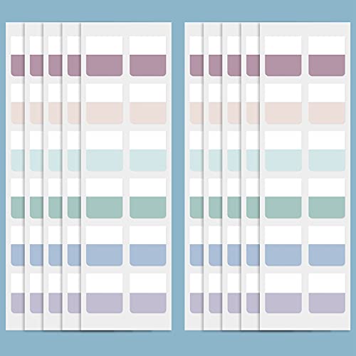 Sticky Index Tabs Self Adhesive Flag Tabs Writable Repositionable File Tabs Flags Mix Colored Page Markers for Reading Book, Taking Note, Classifying File, Marking Document (240 Pieces)