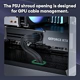 Okinos Aqua UNO Micro ATX Case, solo custodia, ventole non incluse, nessun supporto per radiatore, lunghezza massima GPU 309 mm, vetro temperato panoramico a sgancio rapido, frontale e laterale, tipo - 13