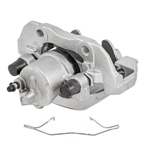 Image of Detroit Axle - 2pc Front Brake Calipers for 2013 Ford Escape 2012-2018 Focus C-Max, 2013 2014 2015 2016 2017 Disc Brake Calipers with Bracket Assembly Replacement