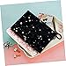 Angoily Star and Book Cover Set A5 Fabric Book Sleeve Protector Reusable Decorative Journal and Notebook Case for Textbooks and Diaries