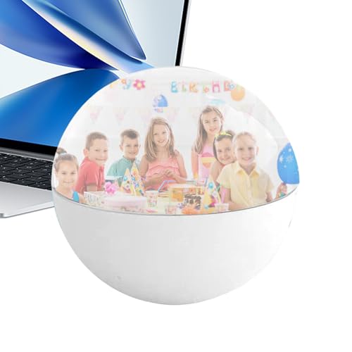 Memory Orb - Reproductor De Vídeo con Bola De De 2,7 Pulgadas | De Fotos con Pantalla Digital De ABS +, para Niños, Adultos, Celebración, Cumpleaños, Boda, Noche, Fiesta De Hall