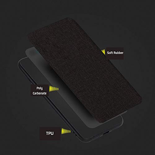 Image of Firecrown Hard Rubber Back Cover Case for Poco F1, Grey