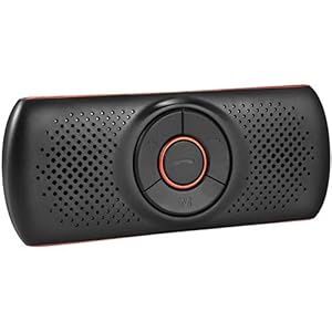 Car Handsfree Bluetooth Kit 2 Phones connected Simultaneously, Long Battery Life Car Visor Bluetooth 4.2 Loudspeaker Work with Siri and Google Assistant