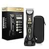 Men’s Beard Trimmer – All-in-One Trimmer with Precision Dial – Premium Facial Hair Groomer – Adjustable 20 Length Setting, USB Recharge Dock, Cordless Waterproof Wet/Dry Clipper