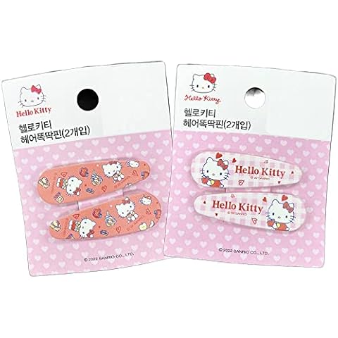 Kitty Hair Pin Accessories 4pcs Set Hair Clip Barrette Gift For Girls Cover