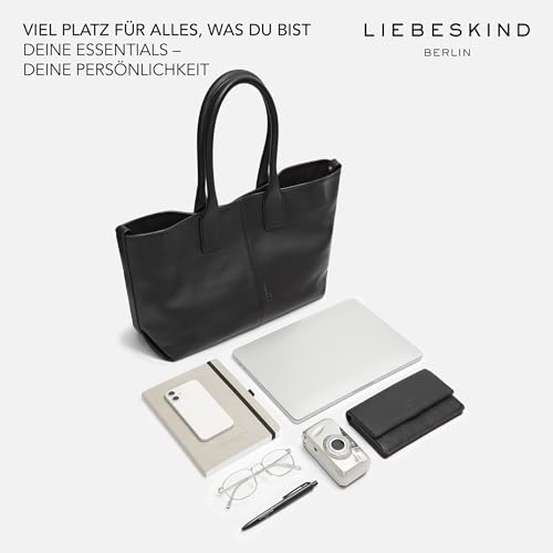 LIEBESKIND Berlin Shopper „Chelsea Shopper M“ – Shopper aus Leder – großzügige Fächer – Ansicht 6