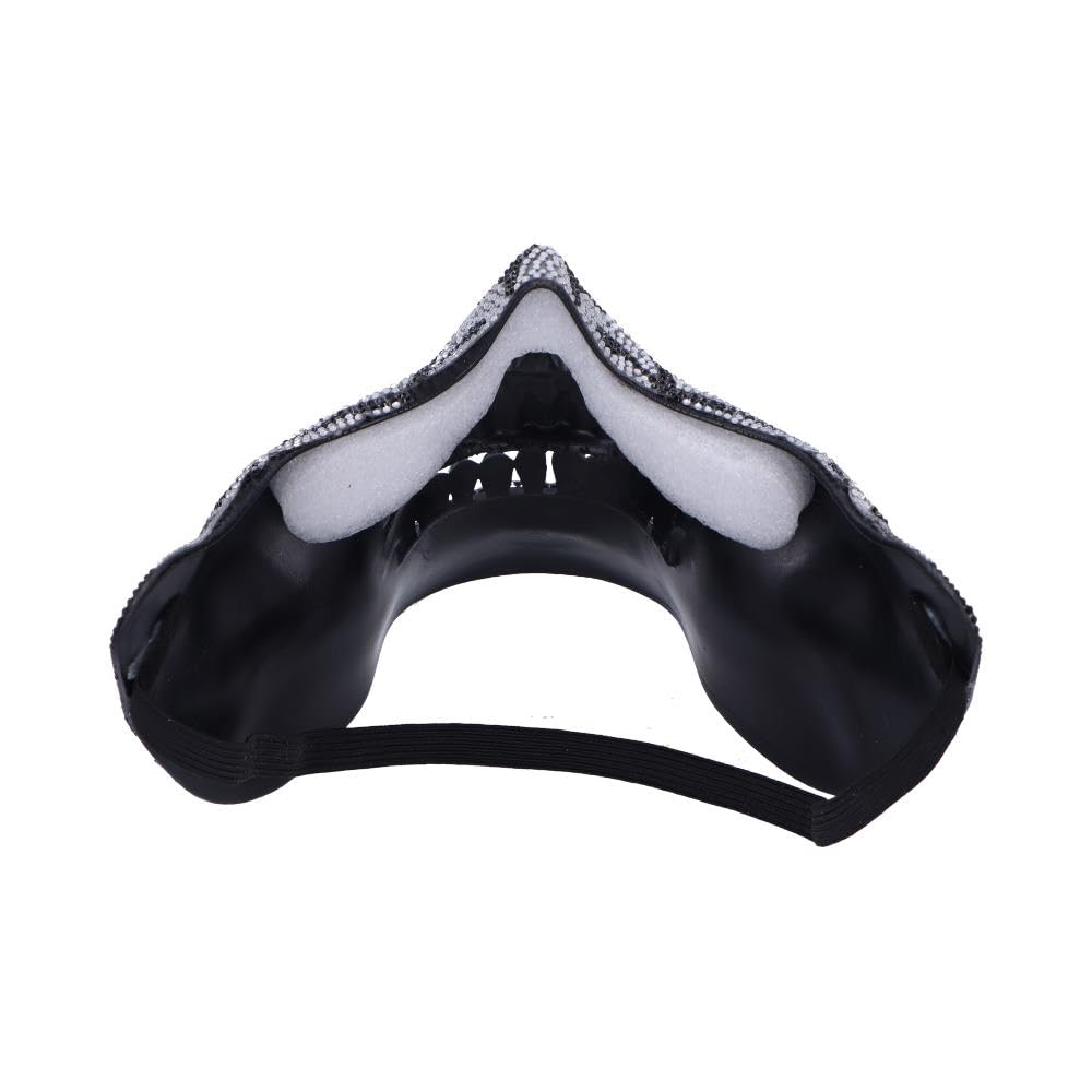 Nemesis Now Jewelled Skull Masquerade Mask, Intricate Skeleton Design with Rhinestones - Image 3