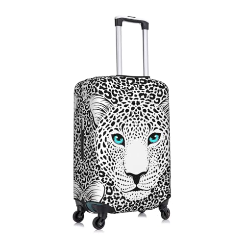 Travel Luggage Cover Spandex Suitcase Protector Bag,Beautiful Leopard Dust-Proof Fits 18-32 Inch Luggage, Suitcase Sleeve For Kid And Adult,Medium3