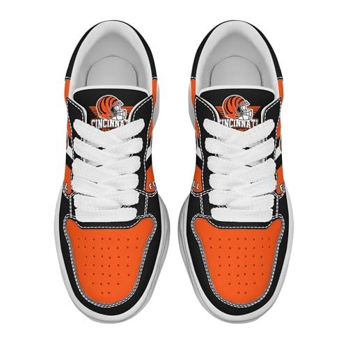 Custom Sneakers Shoes,Unisex Casual Walking Shoes,Personalized Football Style Running Sneakers,Lace-up Hiking Sport Shoe Casual Footwear for Women Men Fans Gift2