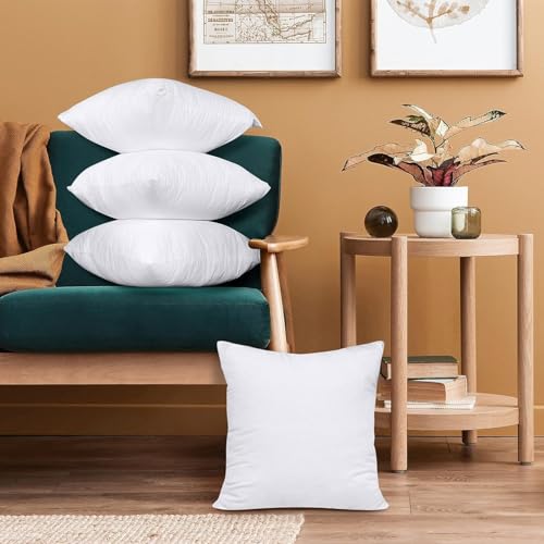 Image of Torque Microfiber Cushion Filler 14 x 14 Inch - 4 Pcs | Throw Pillow for Sofa | Filler Cushion Insert Pillow Cushion for Sofa Couch Bed Home Decorative Gifts