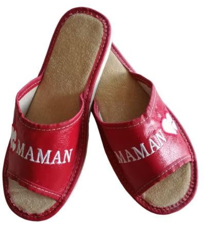 Chaussons mules en cuir JANITIS parfaits pour vos matins
