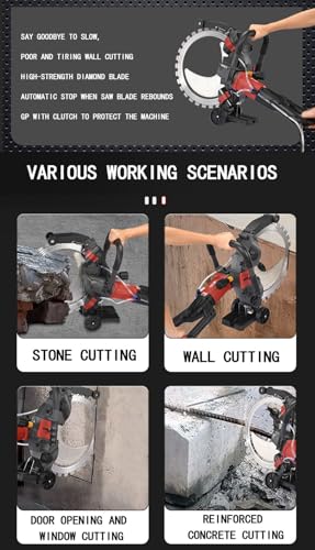 UYCVT 8800W Electric Concrete Saw