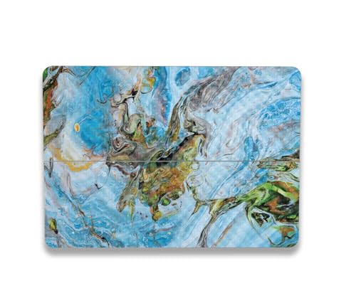 Image of MightySkins Carbon Fiber Skin Compatible With Microsoft Surface Laptop Studio 2 (2023) Full Wrap Kit - Island Swirl | Protective, Durable Textured Carbon Fiber Finish | Easy To Apply | Made in the USA