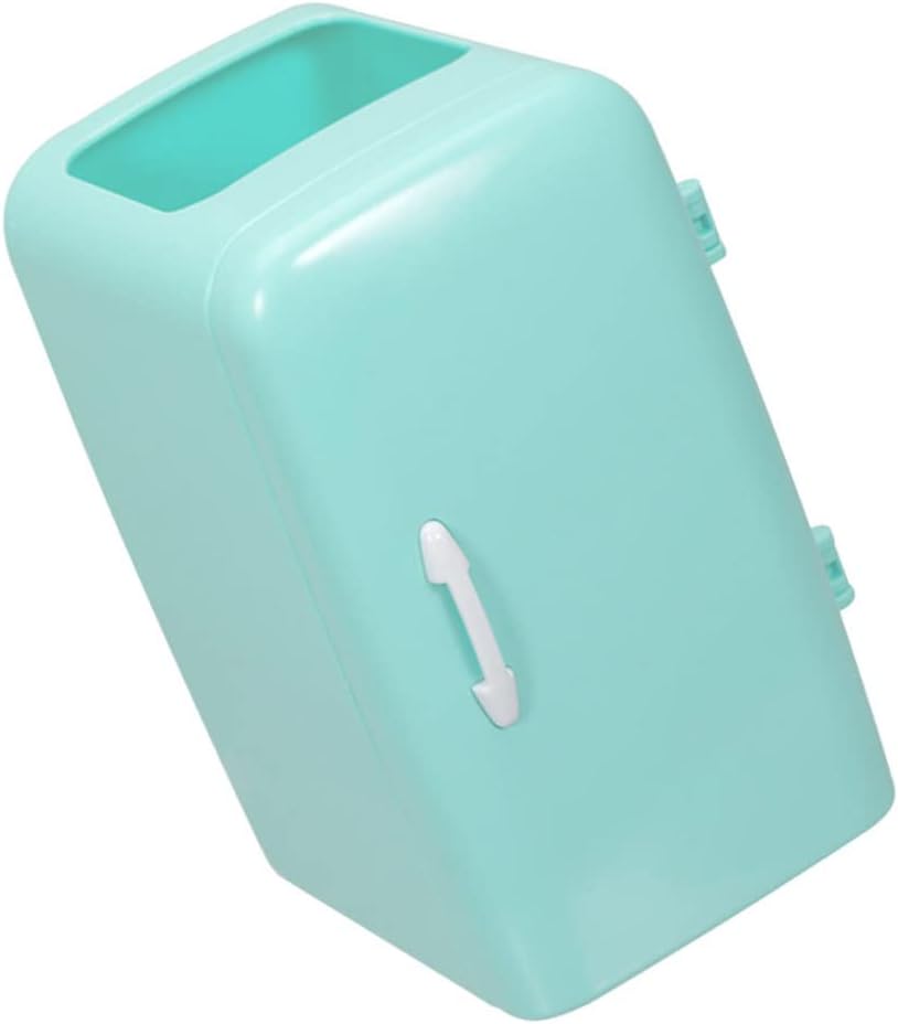 Artibetter ペンホルダー 筆箱 ペン立て 冷蔵庫の形 卓上 かわいい 鉛筆立て 大容量 多機能 仕切り 文房具 小物収納 オフィス 学校 家庭 デスク周り 便利 整理 整頓 事務用品 緑