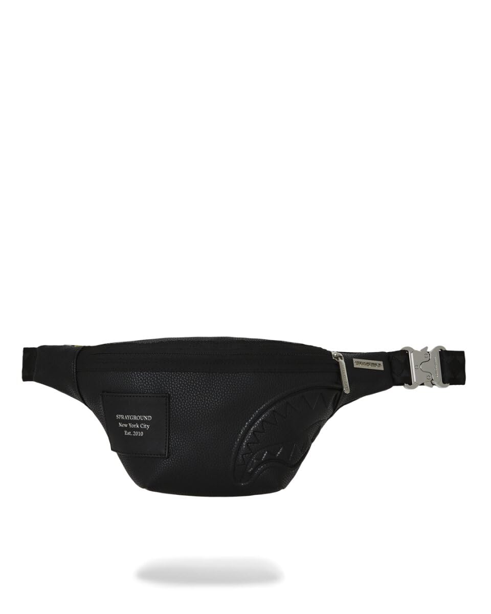 Sprayground Borsa a tracolla Night Sky Savvy – Borsa a tracolla da uomo nera, resistente all'acqua, con tracolla regolabile e scomparti multipli, ideale per lo streetwear