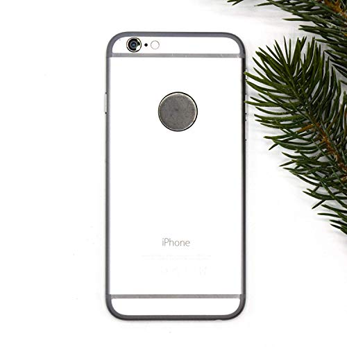 Radiation Protection for Cellphones/Laptop - Anti EMF/EMR Radiation Sticker - Radiation Shield Blocker - Set of 5 Polished Shungite Plate Sticker for Mobile Phone - Shungite Stickers for Cell Phone - Thumbnail 2