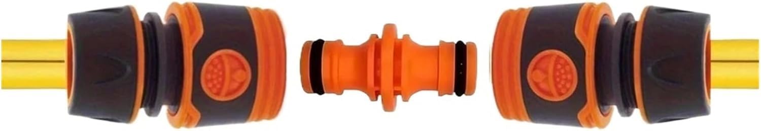 Connettori rapidi per tubi da giardino, confezione da 20 pezzi da 1/2 ", per riparazione ed estensione, giunti adattatori per tubi dell'acqua per sistemi di irrigazione e irrigazione