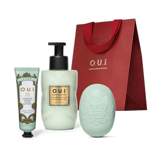 O.U.i Combo Jardin De Grasse Sauge Blanche para Presentear (4 itens)