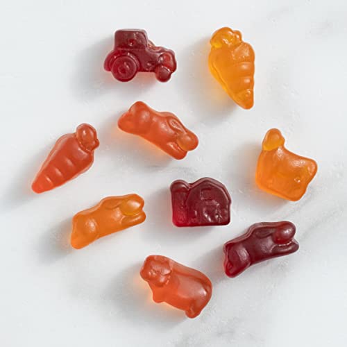 Annie's Organic Bernie's Farm Fruit Snacks, Gluten Free, 5 Pouches, 4