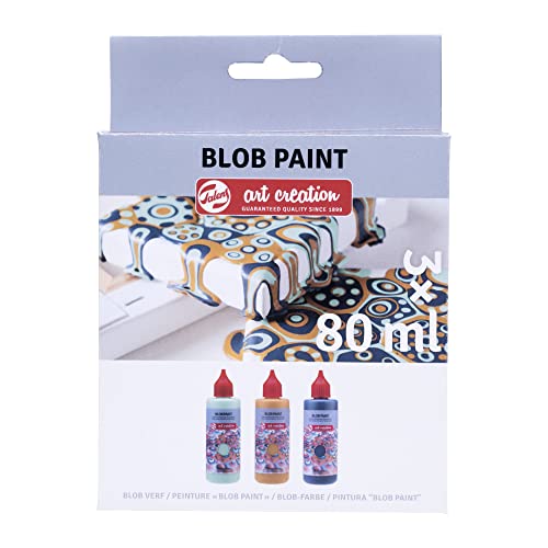 Talens Art Creation Blob Lot de 3 pots de peinture Menthe 80 ml