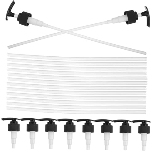 BESTYASH DIY Travel Bottle Pump Nozzles 10pcs Lotion Pump Bottle Dispenser for Soap Shampoo